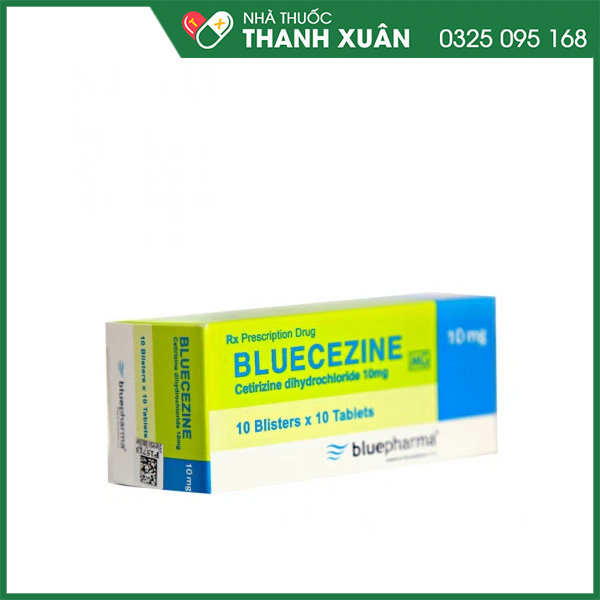 Bluecezine điều trị viêm mũi dị ứng